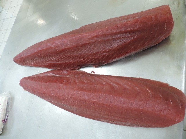 Yellow fin tuna fresh loin